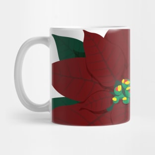 Poinsettia Greetings #1 Mug